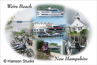 Weirs Beach, NH - Collage